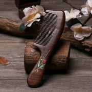 natural sandalwood comb, view 3 - MRSLM