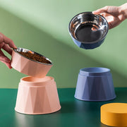Raised cat food bowl, view 6 - MRSLM