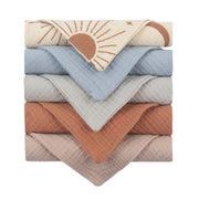 gauze cotton baby washcloths, view 3 - MRSLM
