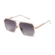 retro metal oversized polarized square sunglasses, view 8 - MRSLM