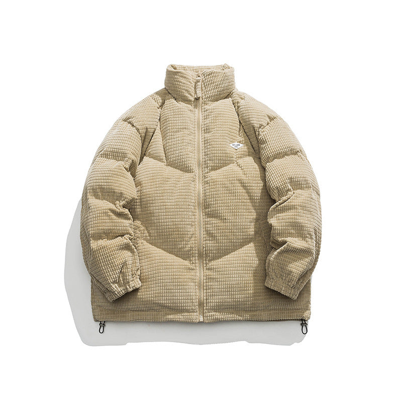 men's stand-up collar padded coat, view 5 - MRSLM