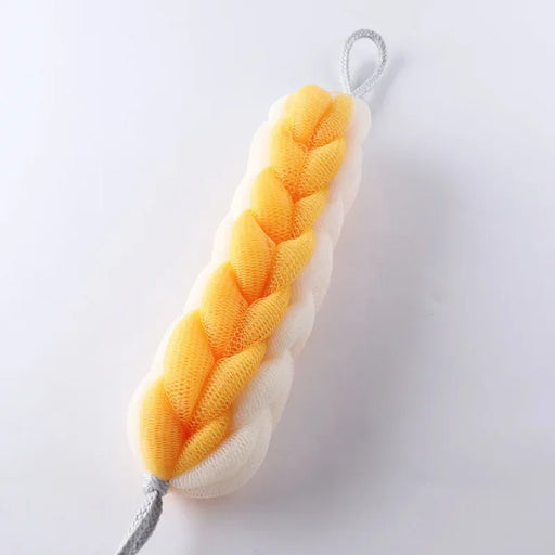 twisted mesh bath scrubber, view 3 - MRSLM