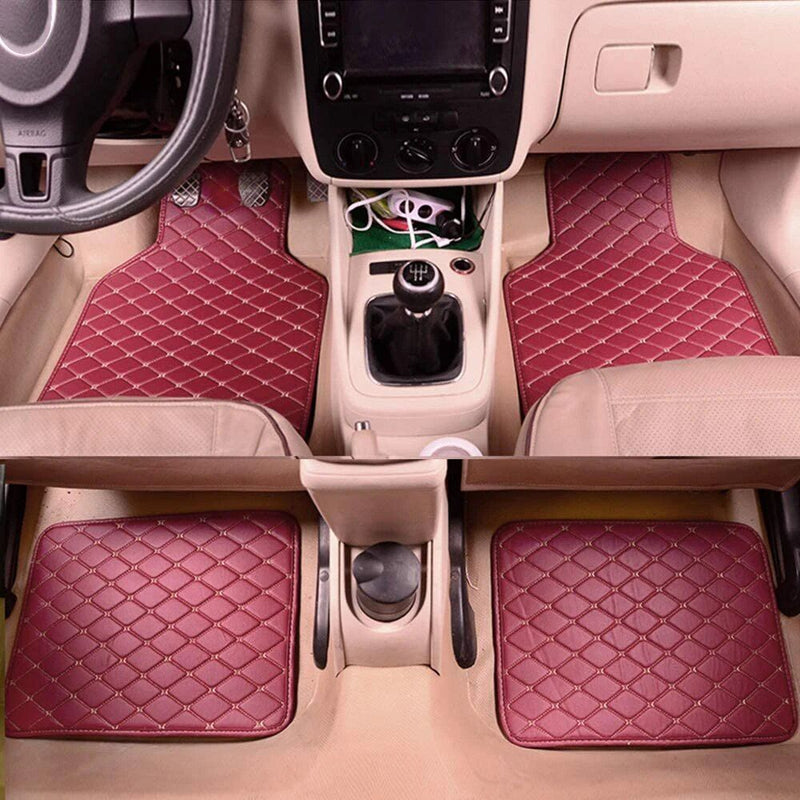 waterproof leather car floor mats, view 8 - MRSLM