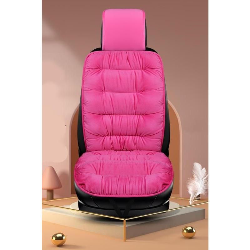 all-season plush car seat cushion, view 2 - MRSLM