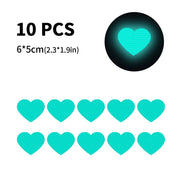 reflective heart-shaped stickers, view 11 - MRSLM