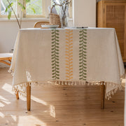 Floral embroidery tablecloth, view 6 - MRSLM