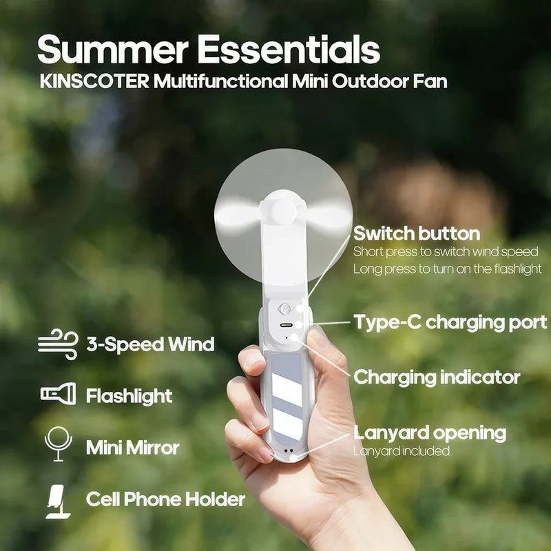 mini portable neck fan, view 6 - MRSLM