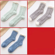 Women's fluffy thermal socks, view 6 - MRSLM