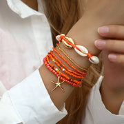 starfish bracelet set, view 4 - MRSLM