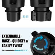 adjustable car cup holder expander, view 4 - MRSLM