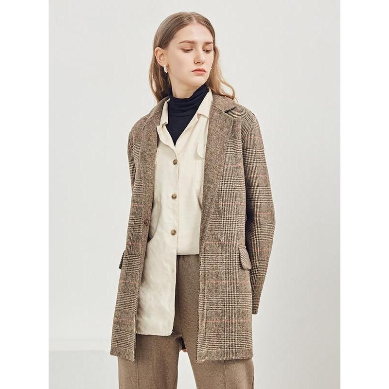 Wool blend winter coat, view 17 - MRSLM