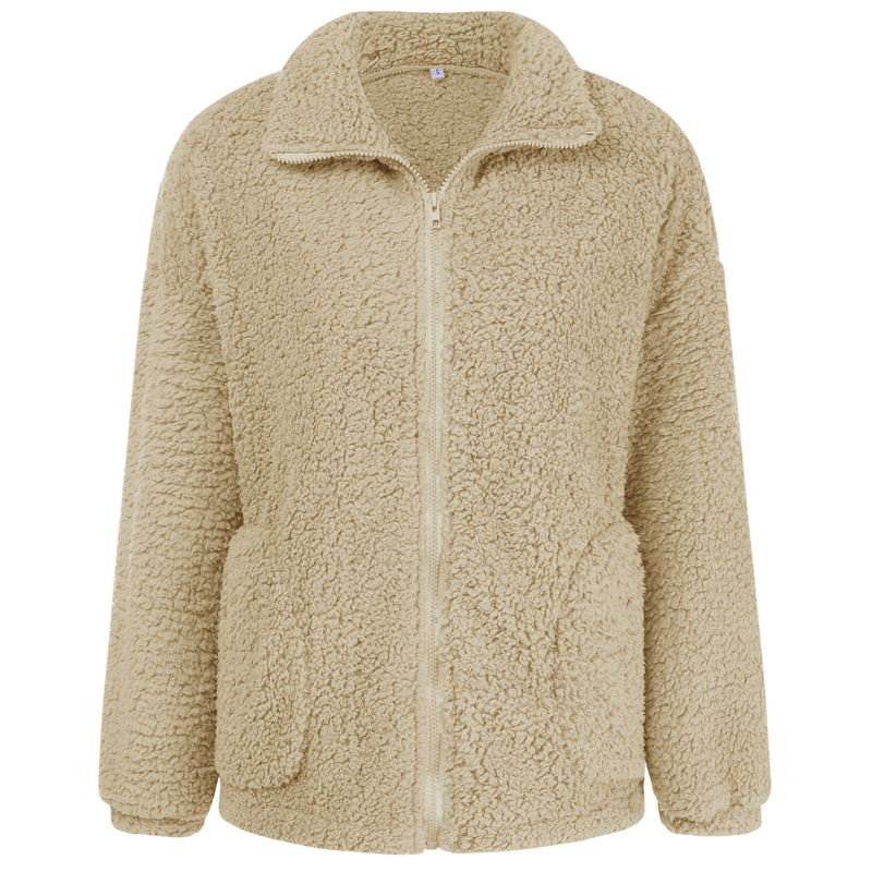 Women's plush-lined warm jacket, view 3 - MRSLM
