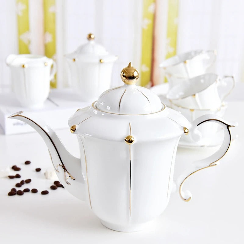 European bone china tea set, view 6 - MRSLM