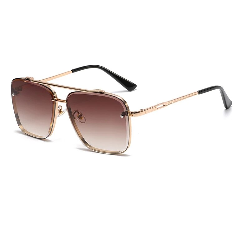 men's gradient pilot sunglasses, view 3 - MRSLM