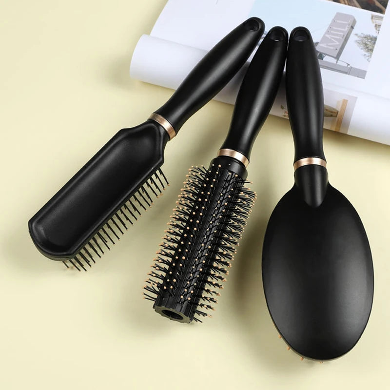 anti-static hair brush with air cushion, view 6 - MRSLM
