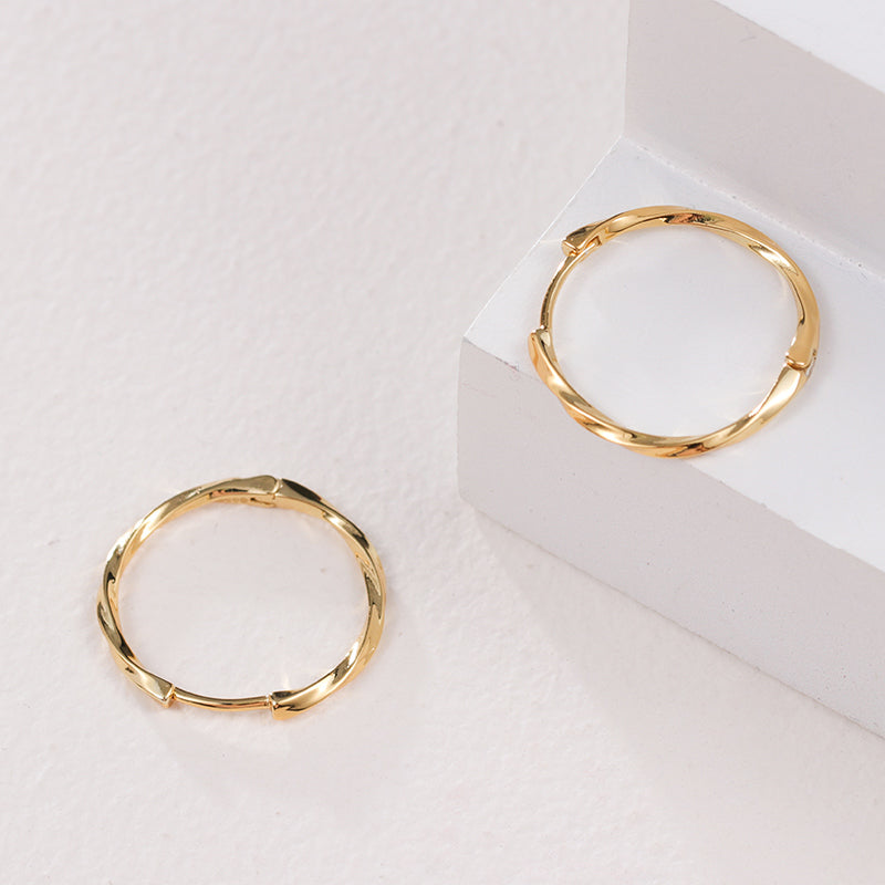 s925 silver hoop earrings, view 7 - MRSLM