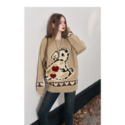 kawaii dog pullover sweater, view 7 - MRSLM