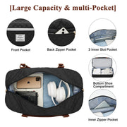 women's large weekender bag with shoe compartment, view 10 - MRSLM