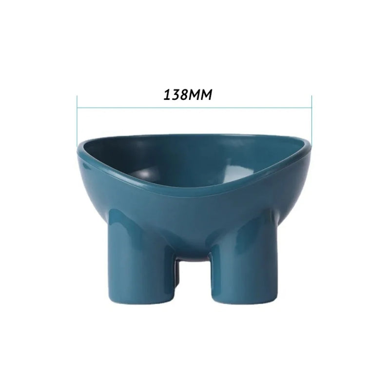 elevated high foot pet bowl, view 13 - MRSLM
