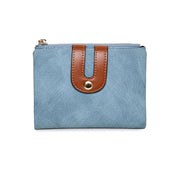 pu leather short wallet, view 6 - MRSLM