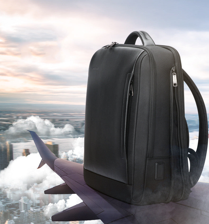 commuter business backpack, view 2 - MRSLM