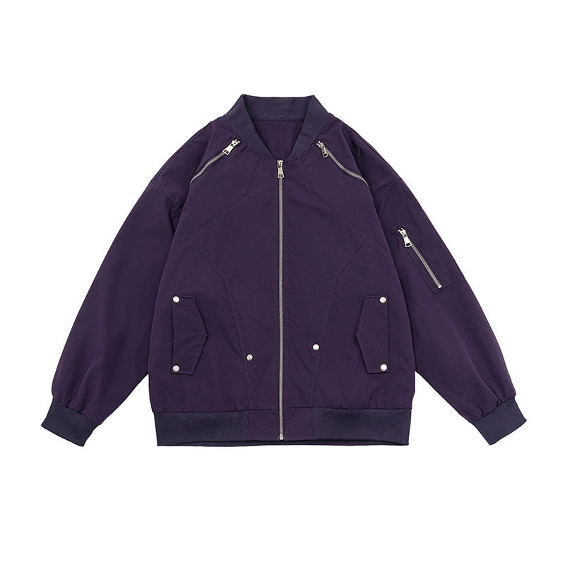 Men's American street workwear jacket, view 8 - MRSLM