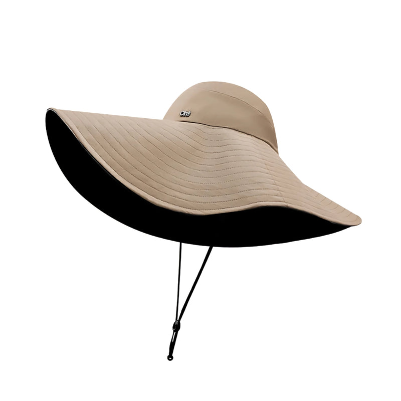 large brim waterproof beach cap, view 2 - MRSLM