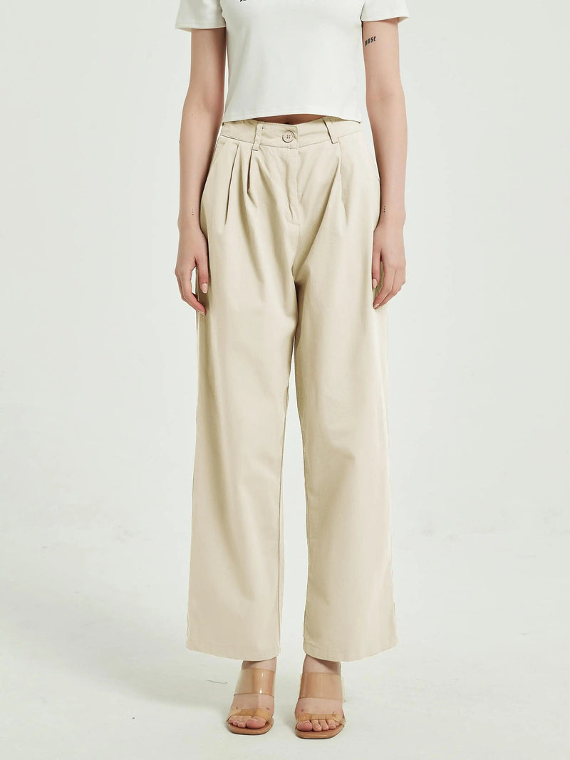 vintage high waist wide leg pants, view 4 - MRSLM