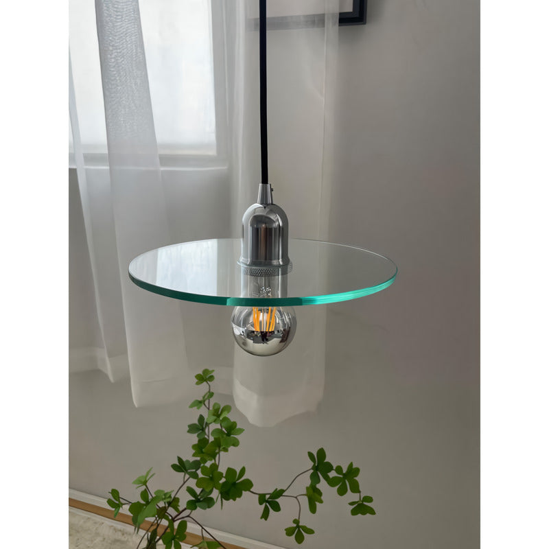 clear glass pendant light, view 4 - MRSLM