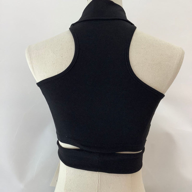 Black Strapless Inner Vest Summer Sexy
