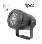 Rotating Christmas snowflake LED projector light, view 15 - MRSLM