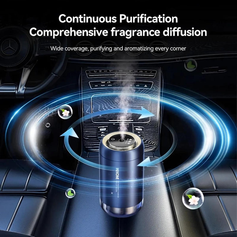 Smart black touch control car diffuser, view 7 - MRSLM