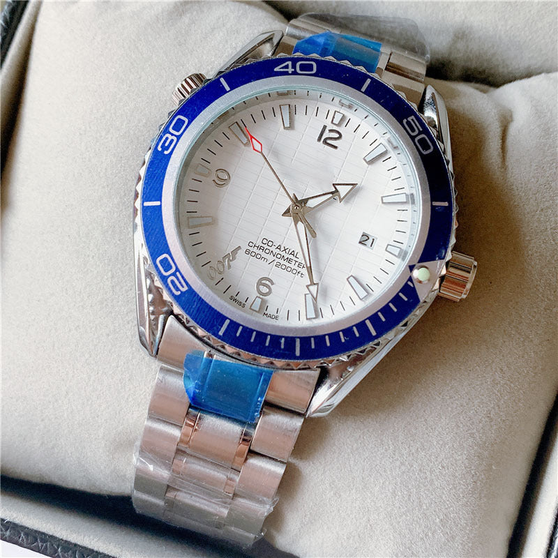 men's business luminous calendar watch, view 4 - MRSLM