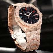 Luxury oak men's watch, view 4 - MRSLM