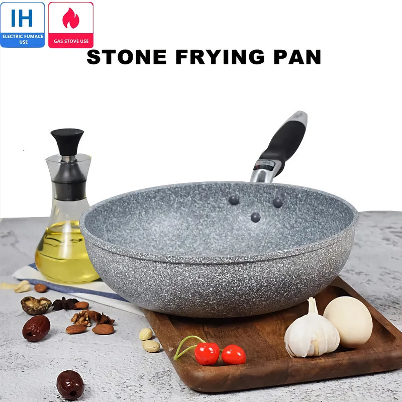 non-stick stone frying pan set, view 6 - MRSLM