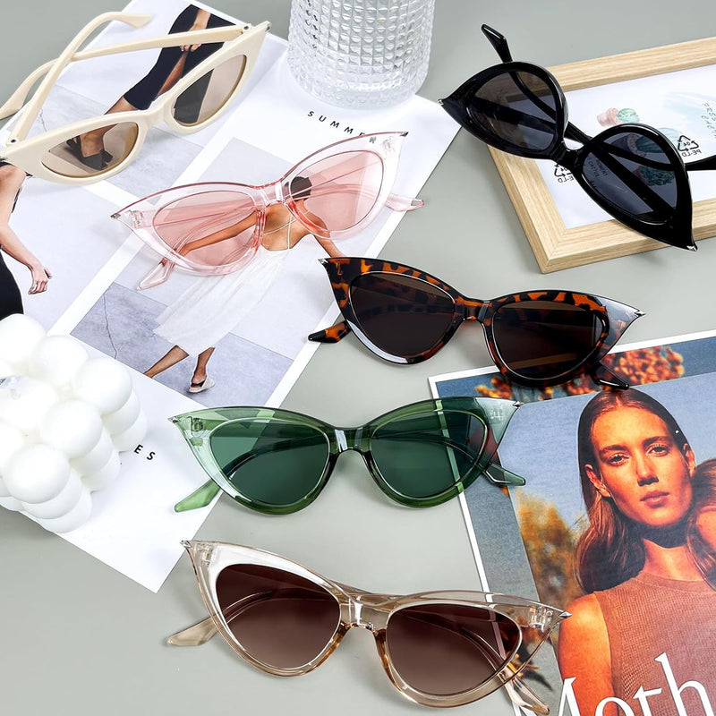retro cat eye sunglasses, view 10 - MRSLM