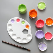 fish-shaped 10-well paint palette, view 4 - MRSLM