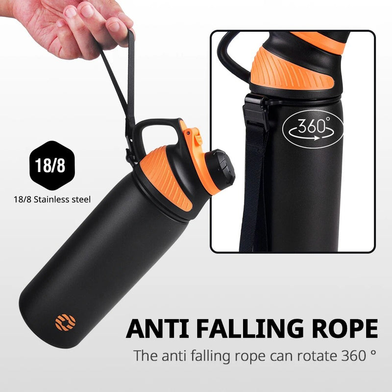 insulated water bottle, view 9 - MRSLM