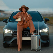 lantern sleeve large lapel coat and pants suit, view 6 - MRSLM