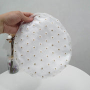 cute daisy satin beret for women - MRSLM