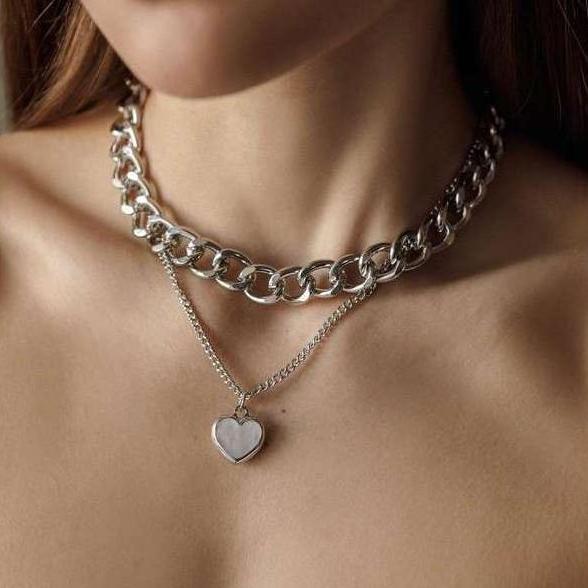 Cross heart pendant necklace - MRSLM