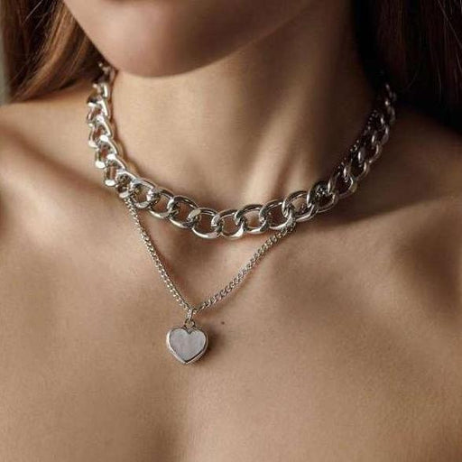 Cross heart pendant necklace - MRSLM
