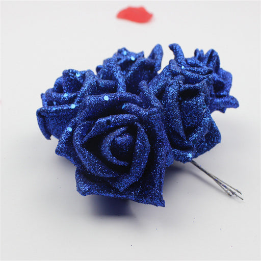 pe gold powder artificial roses - MRSLM