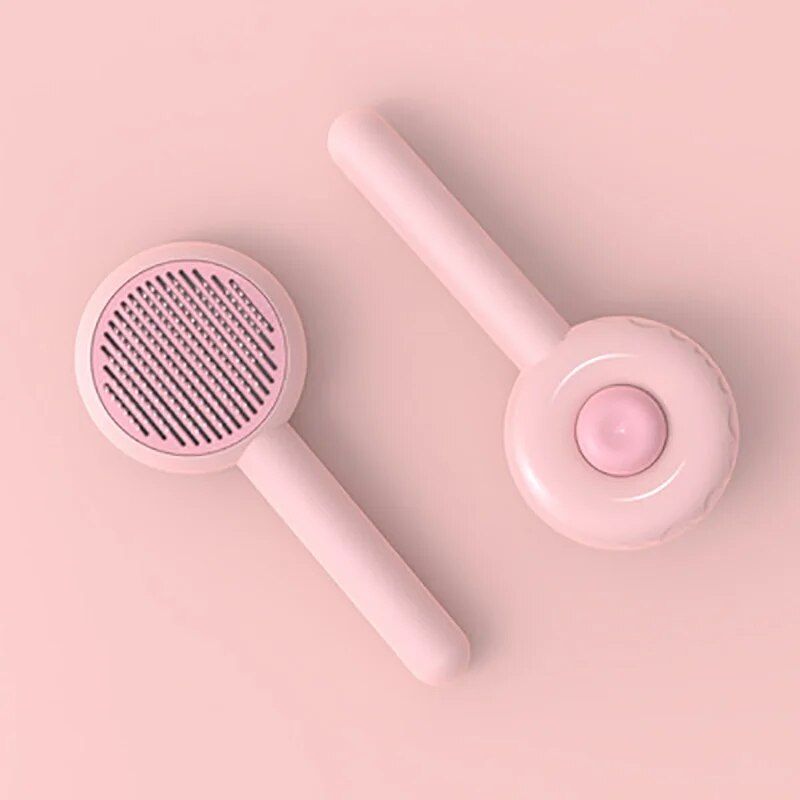 donut cat and dog grooming brush, view 3 - MRSLM