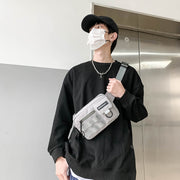 nylon crossbody shoulder bag, view 5 - MRSLM