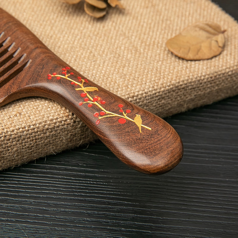 natural sandalwood comb, view 8 - MRSLM