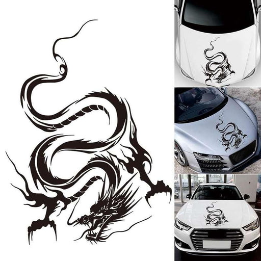 dragon pattern car hood decal - MRSLM