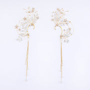 tassel flower wedding headdress, view 3 - MRSLM
