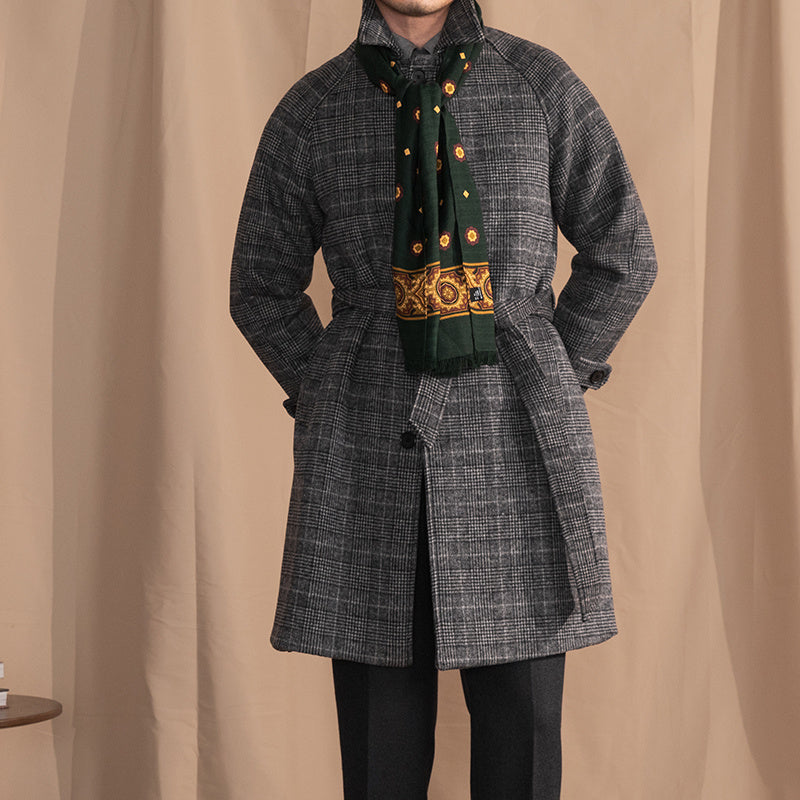 Men's wool mid-length coat - MRSLM