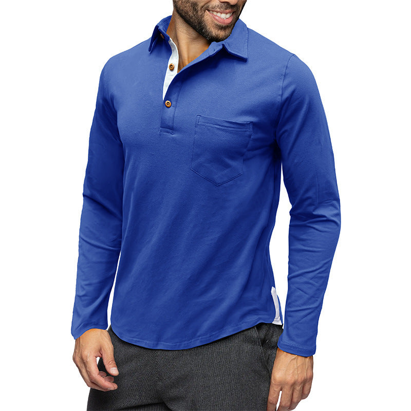 retro lapel long-sleeved top, view 12 - MRSLM